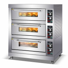 Golden Chef baking equipment commercial bread making oven electric 3 deck 6 trays oven price